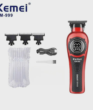 Kemei KM-999 Professionele Draadloze Trimmer met Digitaal Display