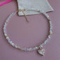 Vintage Zirkonia Hart Hanger Ketting - Boho Stijl Kristal Ketting