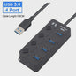 USB 3.0 Hub met 7 Poorten en 100cm Kabel - Breid uw Connectiviteit Uit