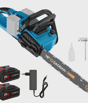 16-Inch Accu Kettingzaag - Borstelloze Krachtpatser voor Snoeien & Houtbewerking