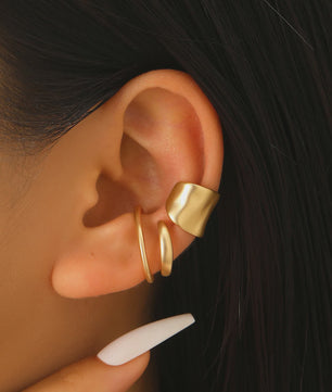 Trendy C-vormige Oorclip Oorbellen - Stijlvolle Earcuff voor Dagelijks Gebruik
