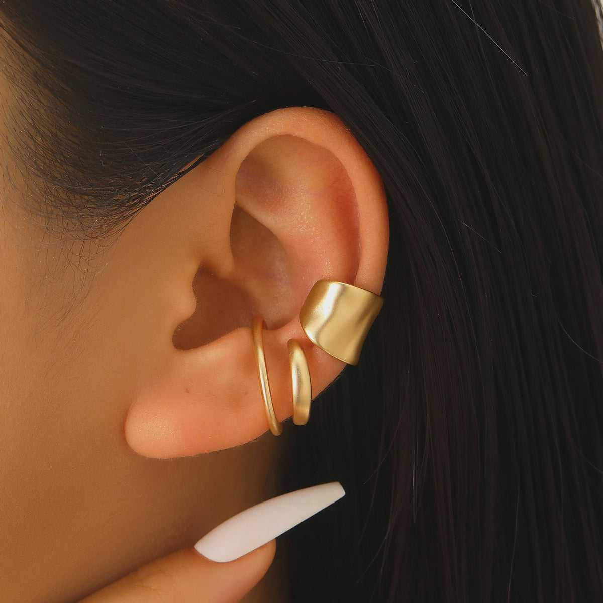 Trendy C-vormige Oorclip Oorbellen - Stijlvolle Earcuff voor Dagelijks Gebruik