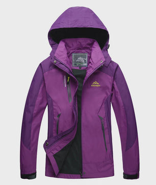Dames Waterdichte Outdoor Jas - Winddicht & Ademend voor Wandelen, Kamperen & Reizen