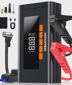 Krachtige 6000A Jump Starter met Compressor & 21800mAh Powerbank