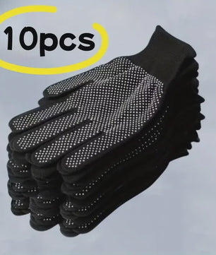 10 Paar Ademende Nylon Werkhandschoenen - Antislip & Comfortabel voor Diverse Klussen
