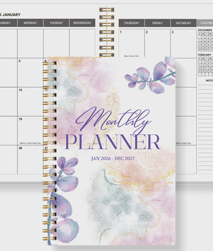 A5 Planner 2026-2027: Week- en Maandoverzicht, Spiraalbinding - Ideaal voor School & Kantoor