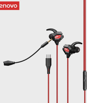 Lenovo Y109 Gaming Headset: Bedrade Oordopjes met Microfoon voor PC, PS4, Switch & Mobiel