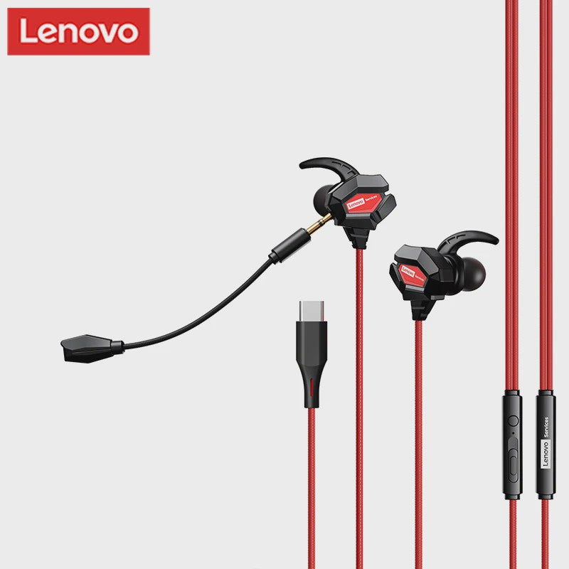 Lenovo Y109 Gaming Headset: Bedrade Oordopjes met Microfoon voor PC, PS4, Switch & Mobiel