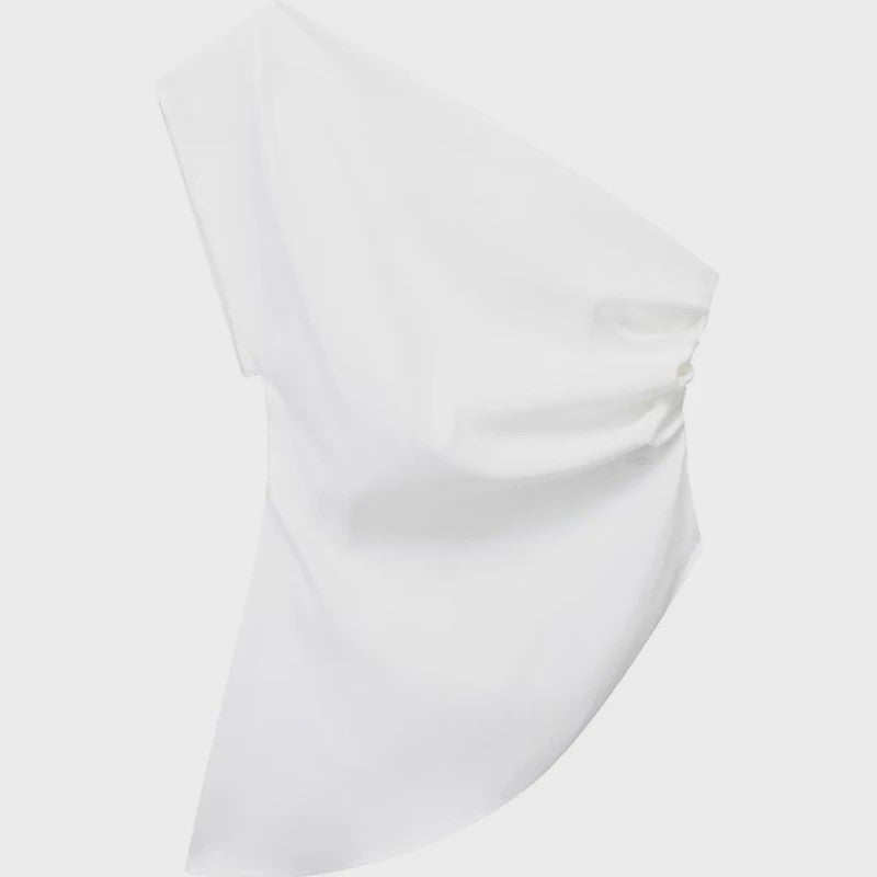 Asymmetrisch Off-Shoulder Top Dames - Trendy & Chic