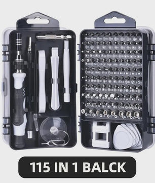 117-delige Precisie Schroevendraaierset: Magnetisch, Torx & Hex Bits voor iPhone, Mac, PC Reparatie