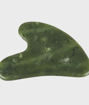 Xiuyan Jade Gua Sha Hartvorm Massagetool voor Gezicht & Nek