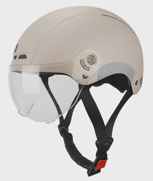 PEMILA Fietshelm Volwassenen met Vizier, Oorbescherming & Reflectie - Veilig & Comfortabel
