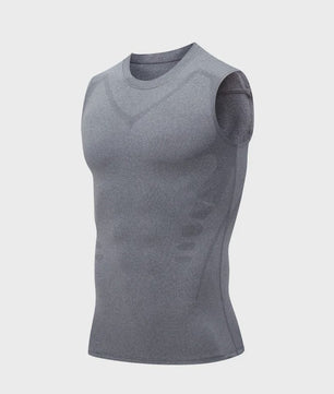Heren Sneldrogende Ademende Tanktop - Mouwloos Sportshirt voor Fitness & Zomer Basislaag