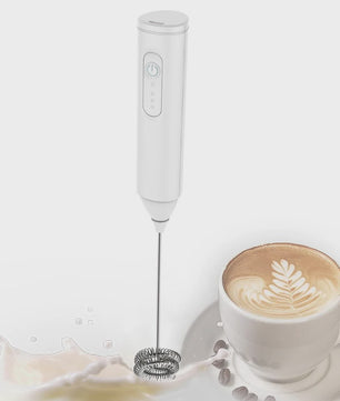 Mini Melkopschuimer - USB Oplaadbaar met 3 Snelheden voor Koffie, Cappuccino & Meer
