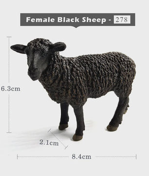 Realistisch Sierfiguur Schaap of Geit - Boerderijdier Model voor Miniatuur Tuin & Huisdecoratie