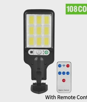 Solar Buitenlamp met Bewegingssensor - Waterdicht & 3 Modi
