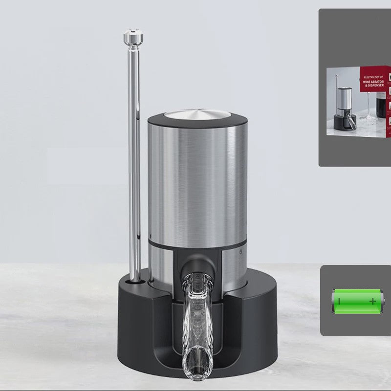 Elektrische Wijn Decanteerder & Dispenser: Snel Beluchten en Schenken