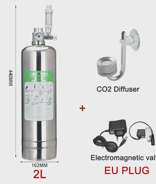 Roestvrijstalen Aquarium CO2 Generator Systeem Kit voor Plantengroei