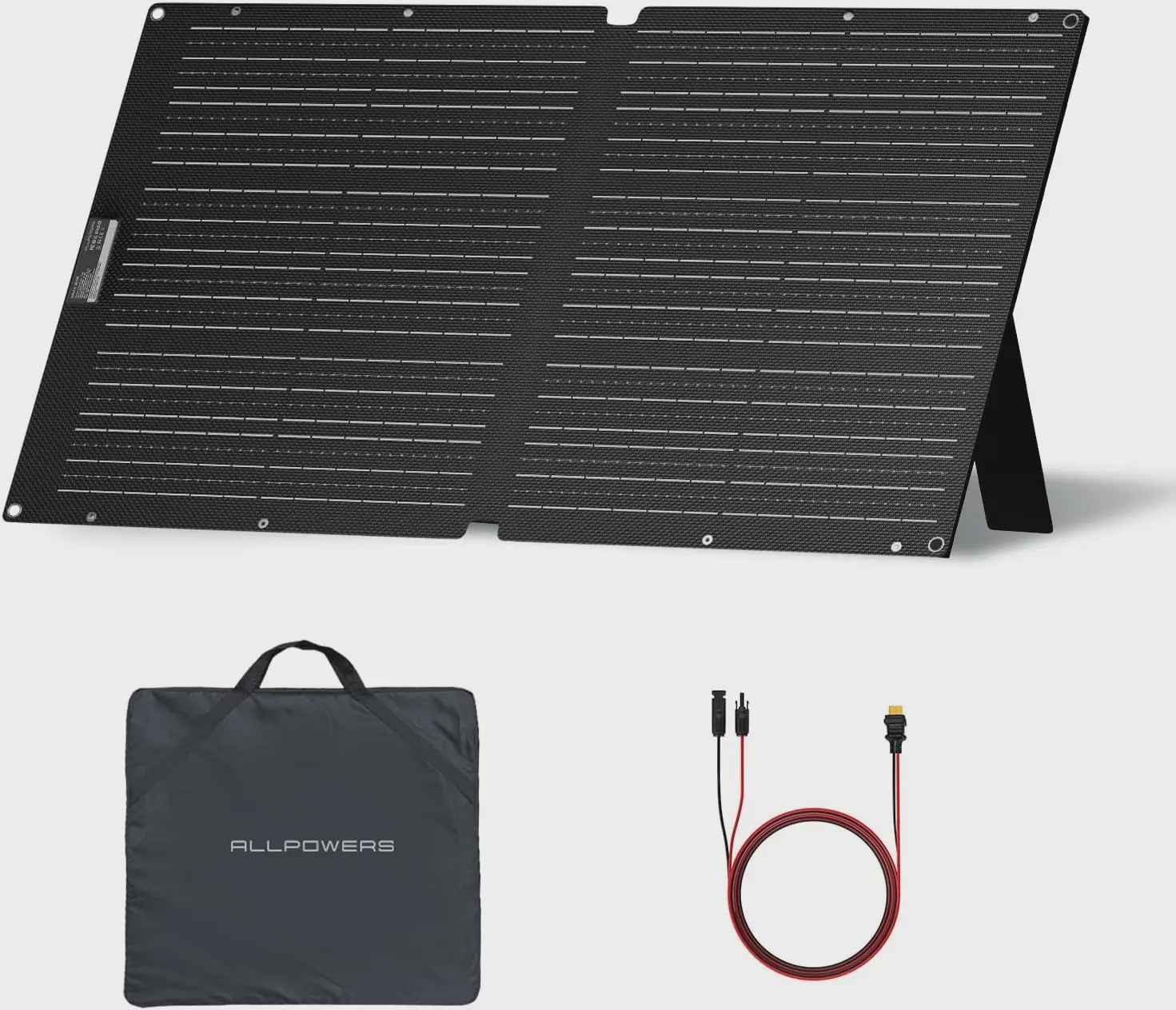 ALLPOWERS SE100 100W Draagbaar Opvouwbaar Zonnepaneel - Monokristallijn, IP67, voor Camping & Noodstroom