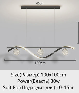 Moderne LED Plafondlamp met Dimfunctie - Stijlvolle Verlichting voor Eettafel & Keuken