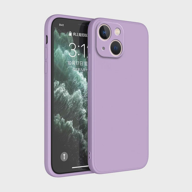 Luxe Vloeibare Siliconen Hoesje met Camera Bescherming voor iPhone 14 Plus, 11, 12, 13, 14 Pro Max, 12 Mini, 13 Mini