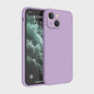 Luxe Vloeibare Siliconen Hoesje met Camera Bescherming voor iPhone 14 Plus, 11, 12, 13, 14 Pro Max, 12 Mini, 13 Mini