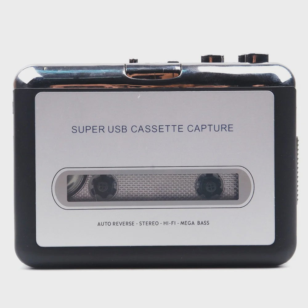 Draagbare Cassette Speler & MP3 Converter - Zet tapes om naar digitaal via USB