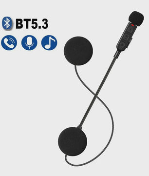 Motorhelm Bluetooth 5.3 Headset - Draadloze Stereo Communicatie & Handsfree Bellen