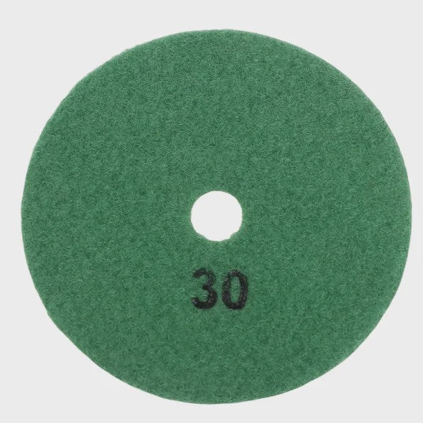 4-Inch Diamant Polijstschijven Set (30-10000 Grit) voor Nat/Droog Gebruik - Steen, Beton, Marmer