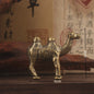 Vintage Messing Kameel Beeldje - Decoratief Miniatuur Dierenbeeld voor Bureau en Huis