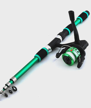 Telescopische Vishengel Set met Molen - Kinderen & Reizen