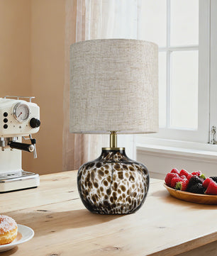 Luxe Tafellamp met Luipaardprint - Sfeervolle Nachtlamp voor Slaapkamer & Bureau