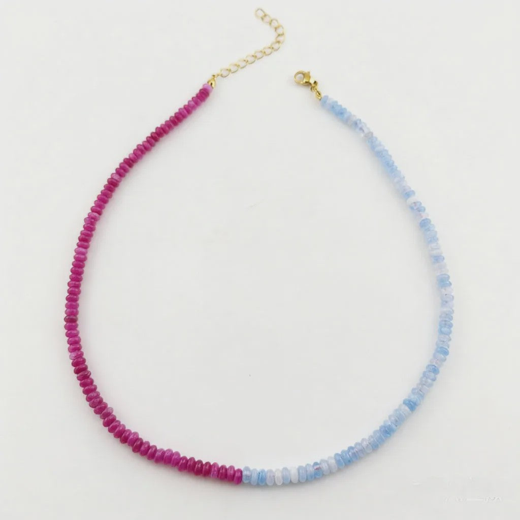 Kleurrijke Kralen Choker Ketting Dames - Boho Zomer Sieraden