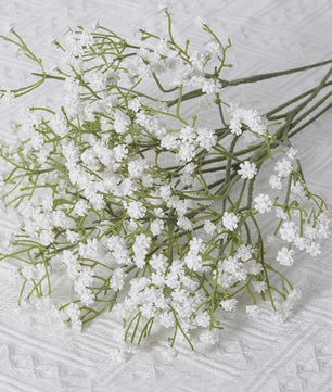 Kunst Gipsenkruid Bloemen (Gypsophila) - 63cm - Decoratie voor Bruiloft, Feest & Huis