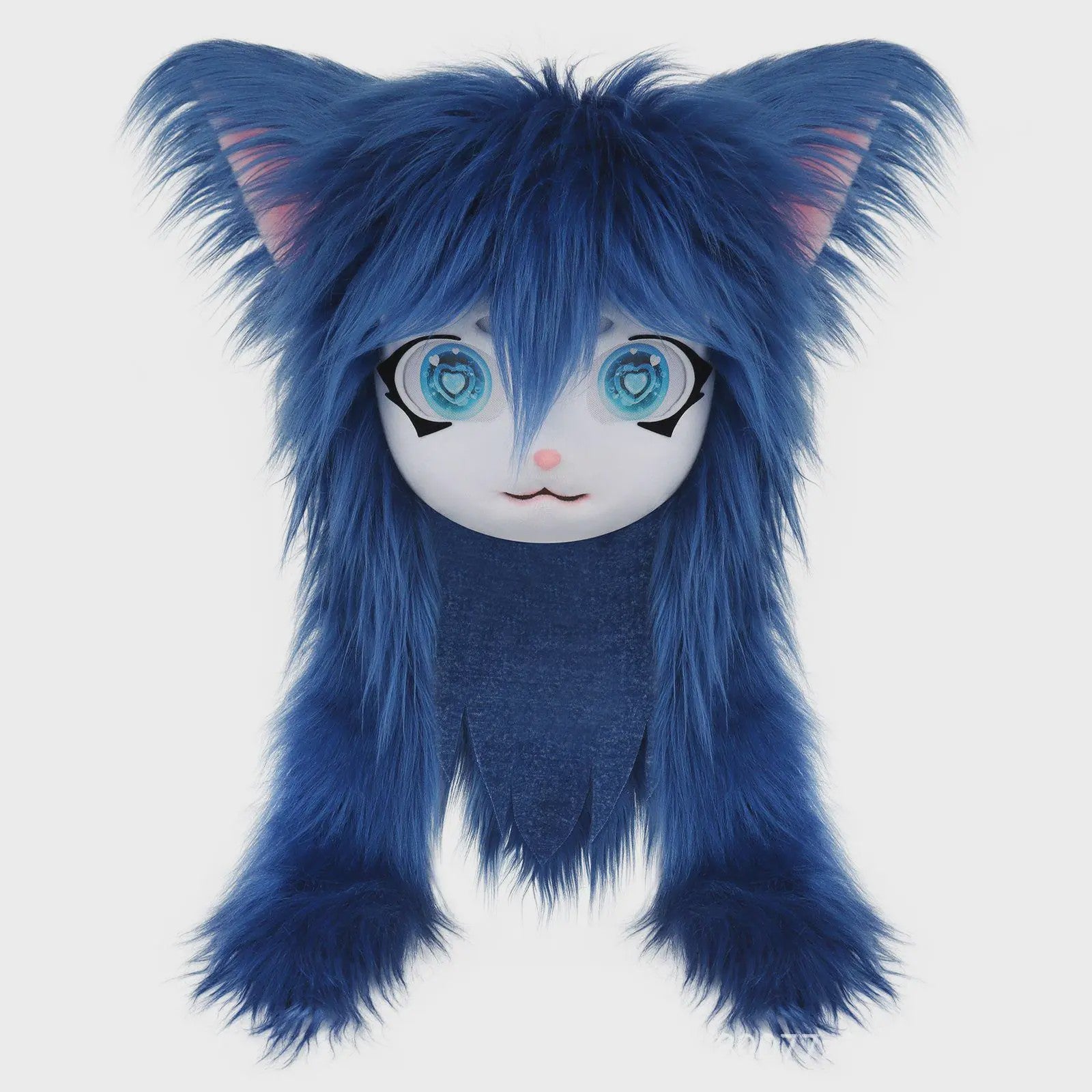 Furry Cosplay Masker Hoofddeksel - Kat & Konijn Stijl voor Kinderen & Feestjes