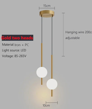 Moderne Minimalistische Hanglamp Zwart/Goud - Stijlvolle Verlichting voor Woonkamer & Slaapkamer