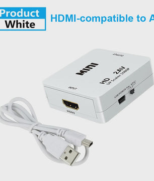 HDMI naar RCA Converter 1080P - AV Composite Video Adapter voor Oude TV's & Projectoren