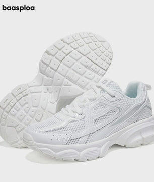 Baasploa Dames Sportschoenen - Lichtgewicht Ademende Hardloopsneakers met Anti-slip Zool