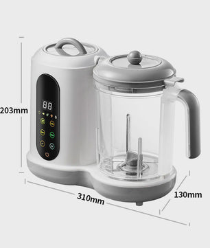 4-in-1 Slimme Babyvoeding Maker: Stoom, Pureer & Mix met Digitaal Display