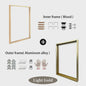 DIY Poster Frame Set: Metaal & Hout in 8 Kleuren voor Galerij Decoratie