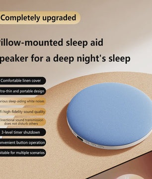 Dunne Bluetooth Slaap Speaker - Draagbaar, HiFi Geluid & Timer