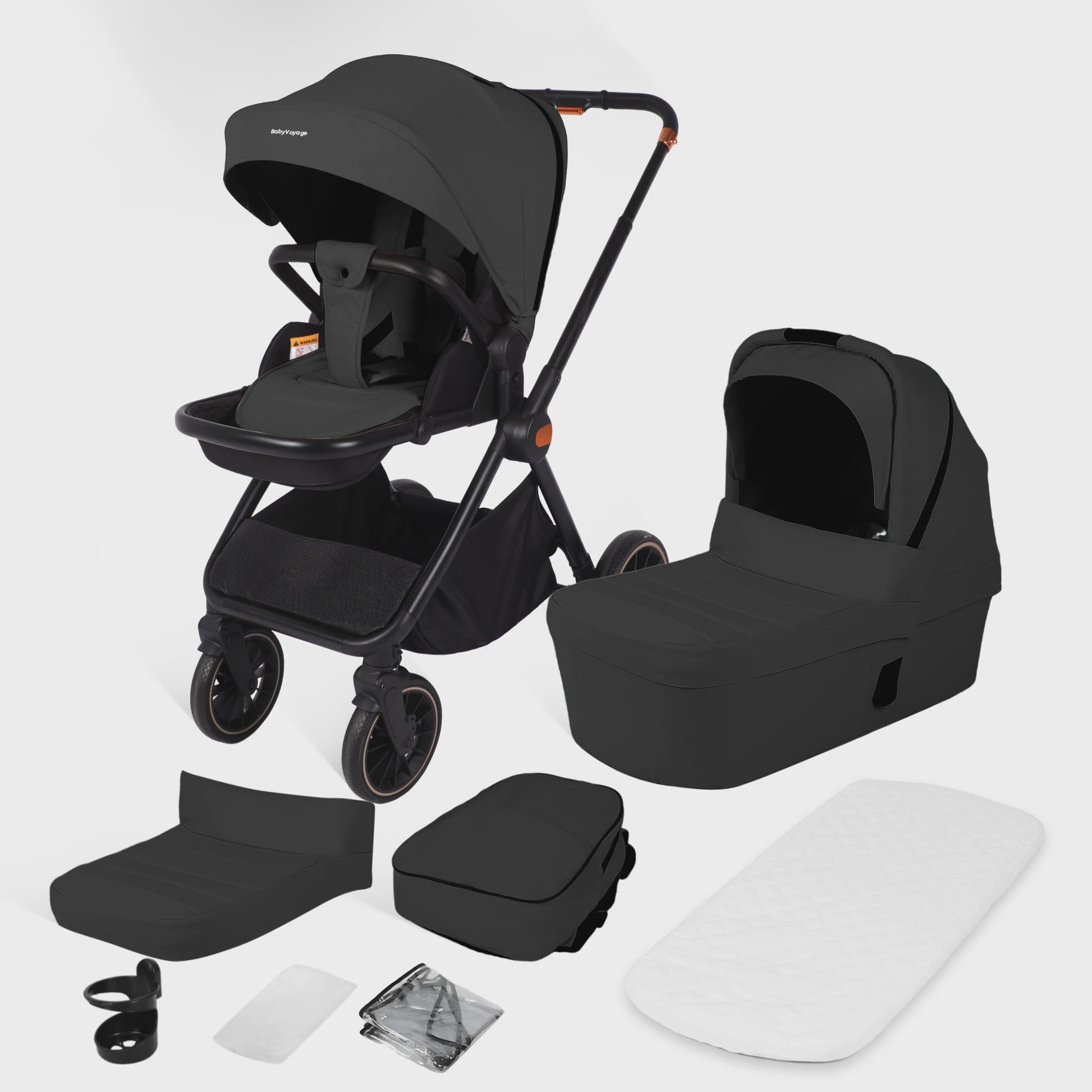 Lichtgewicht 2-in-1 Babybuggy: Multifunctioneel, Omkeerbaar en Makkelijk Inklapbaar