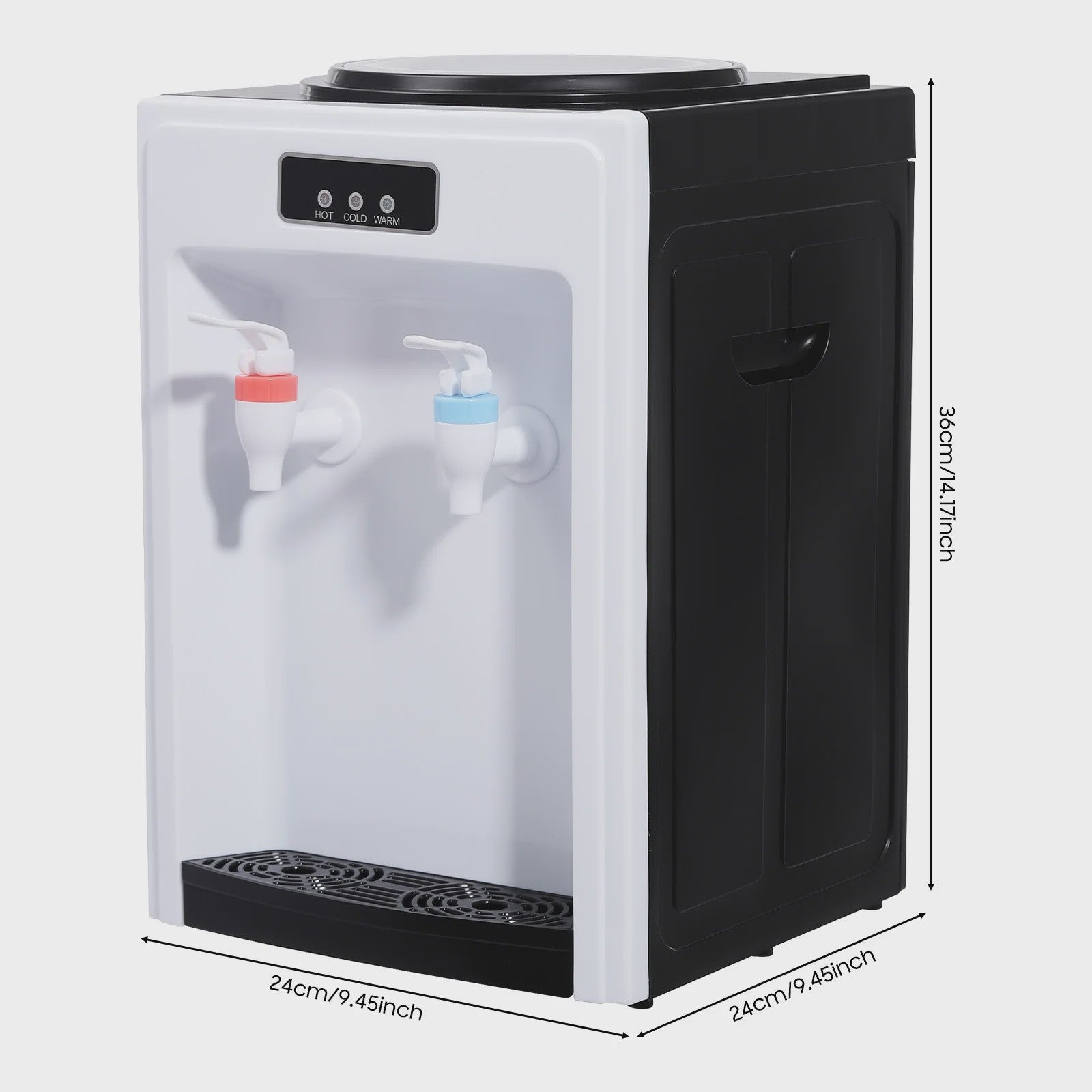 Elektrische Waterdispenser Tafelmodel: Direct Warm & Koud Water voor Thuis en Kantoor (4.5-18.9L Emmer)