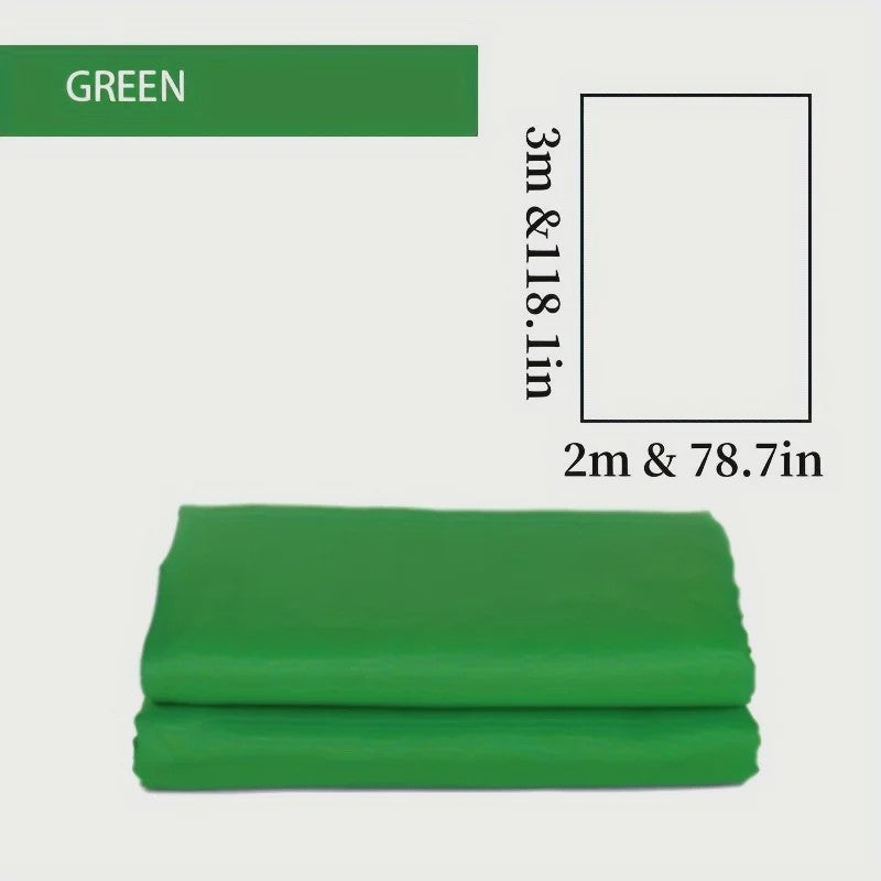 Grote Zwarte, Witte & Groene Achtergronddoeken (Chromakey) - 13x10 & 10x6.6 ft