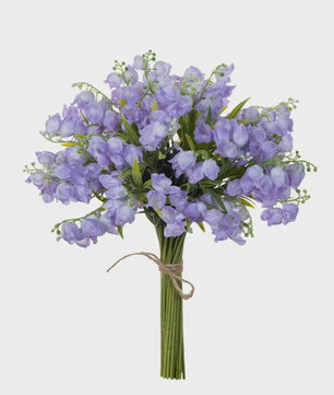 Kunstbloemen Canterbury Bells - Set van 10/20 Stuks - Witte Decoratie voor Huis, Bruiloft & Tuin