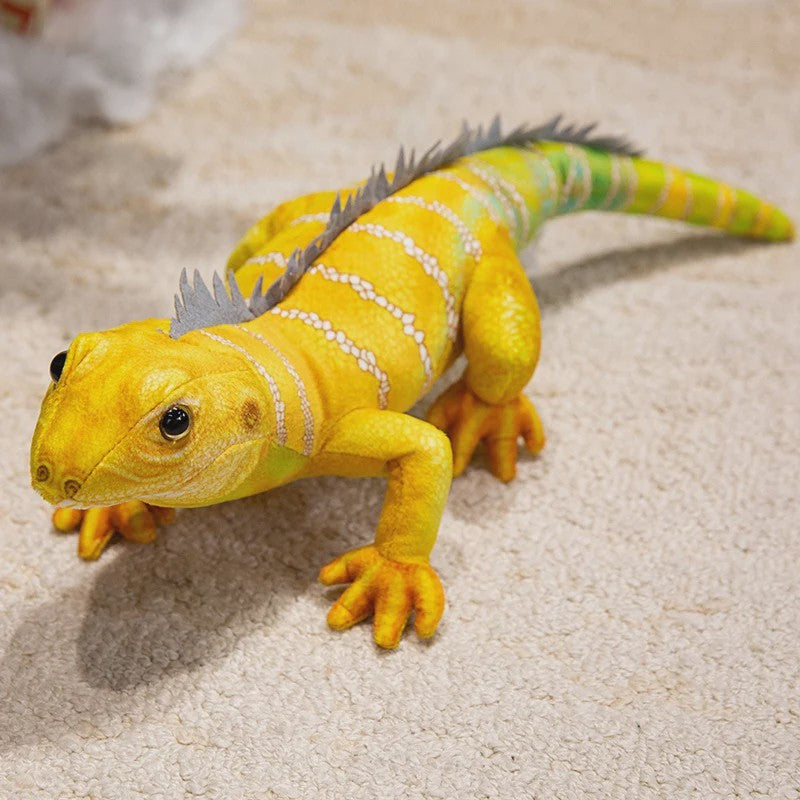 Zachte Baardagaam Pluche Speelgoed - 50cm Realistisch Reptiel Knuffel, Cadeau & Decoratie