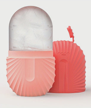 Gezichtsroller & Gua Sha Set: Luxe Roestvrij Staal & IJsroller voor Huidverzorging