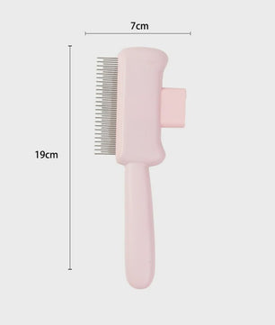 Zelfreinigende Hondentondeuse met één knop - Efficiënte Huisdier Haarverwijderaar & Borstel