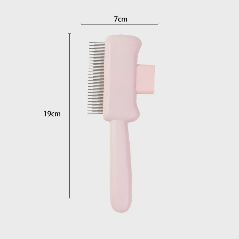 Zelfreinigende Hondentondeuse met één knop - Efficiënte Huisdier Haarverwijderaar & Borstel