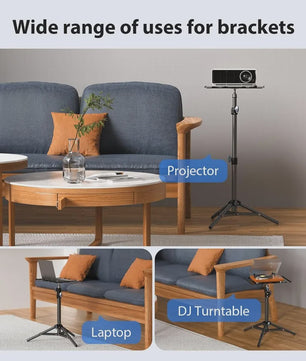 Verstelbare Projector & Laptop Statief Stand (58-160cm) - Draagbaar en Multifunctioneel